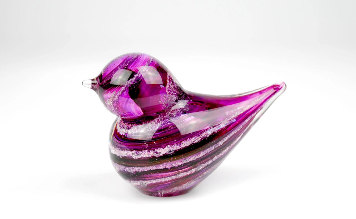 Colorful Bird with Cremation Ash