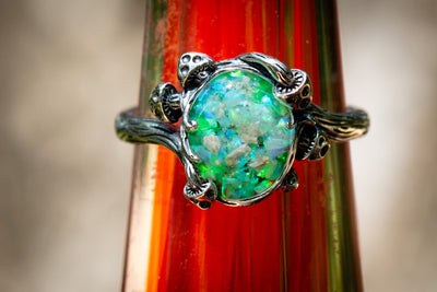 mushroom cremation ring